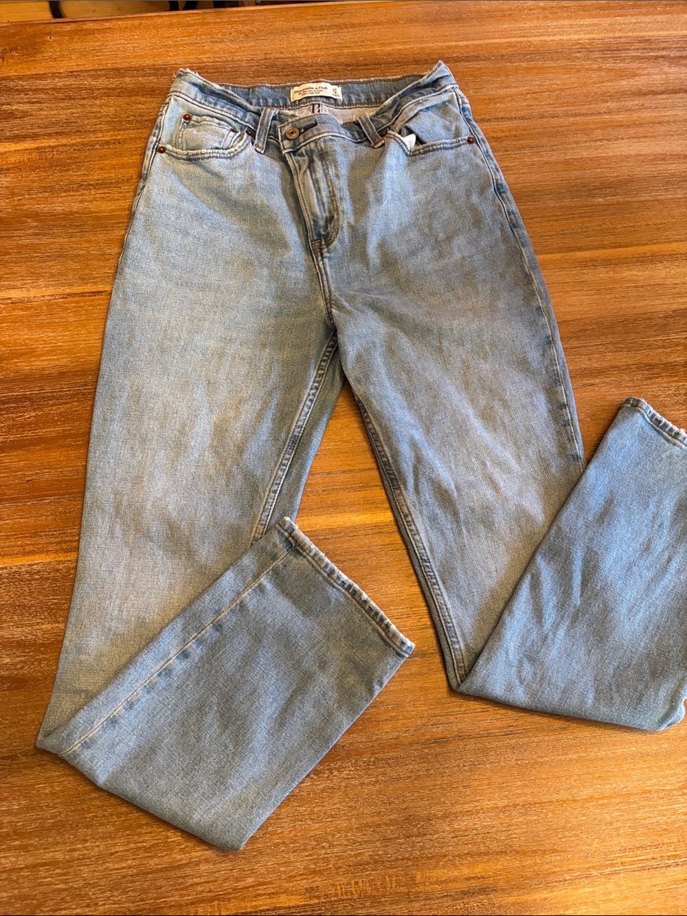 Abercrombie and fitch Classic Women's Light Blue Denim Jeans -